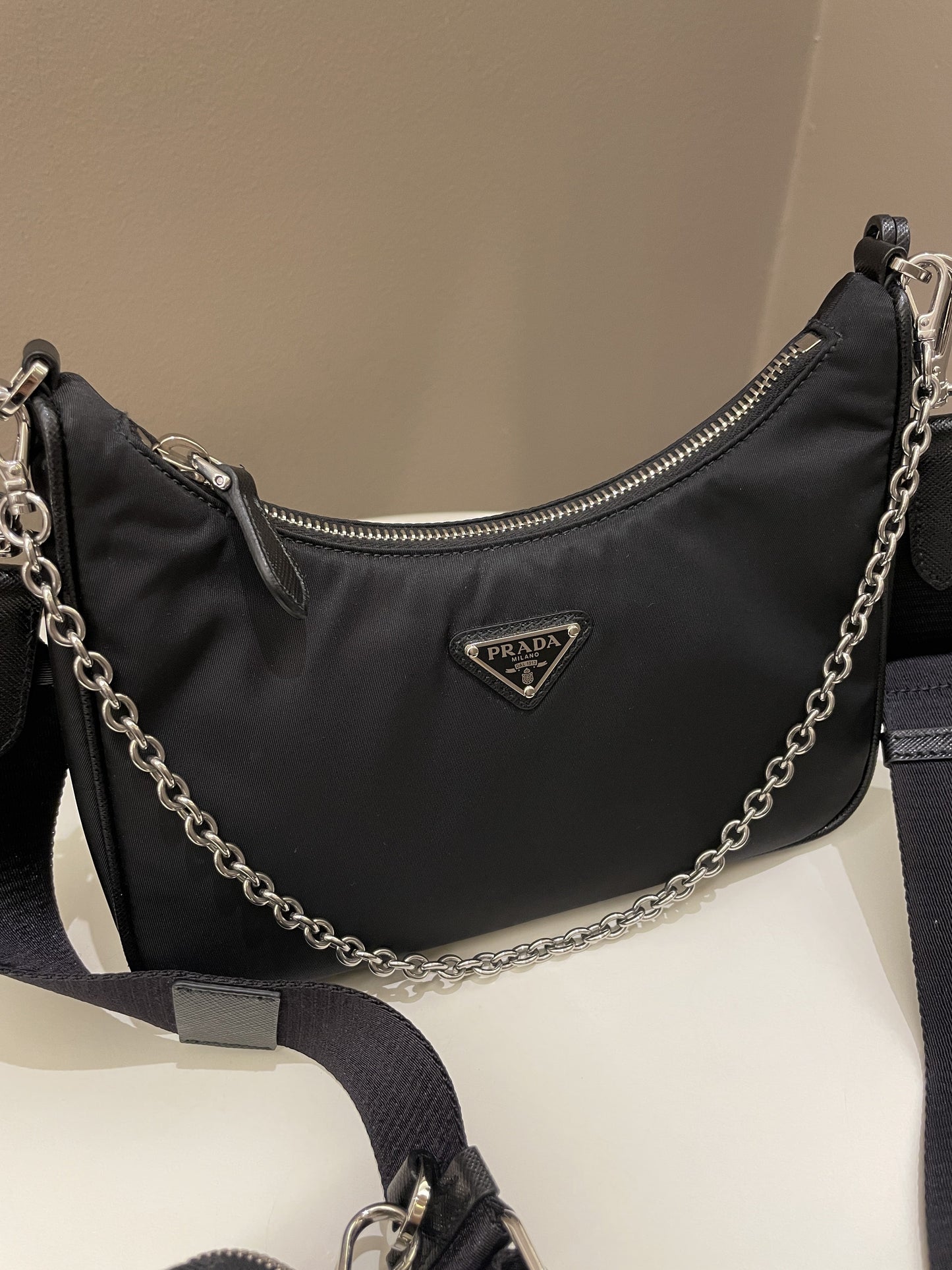 Prada Re-Edition 2005 Nylon Bag Black Nylon