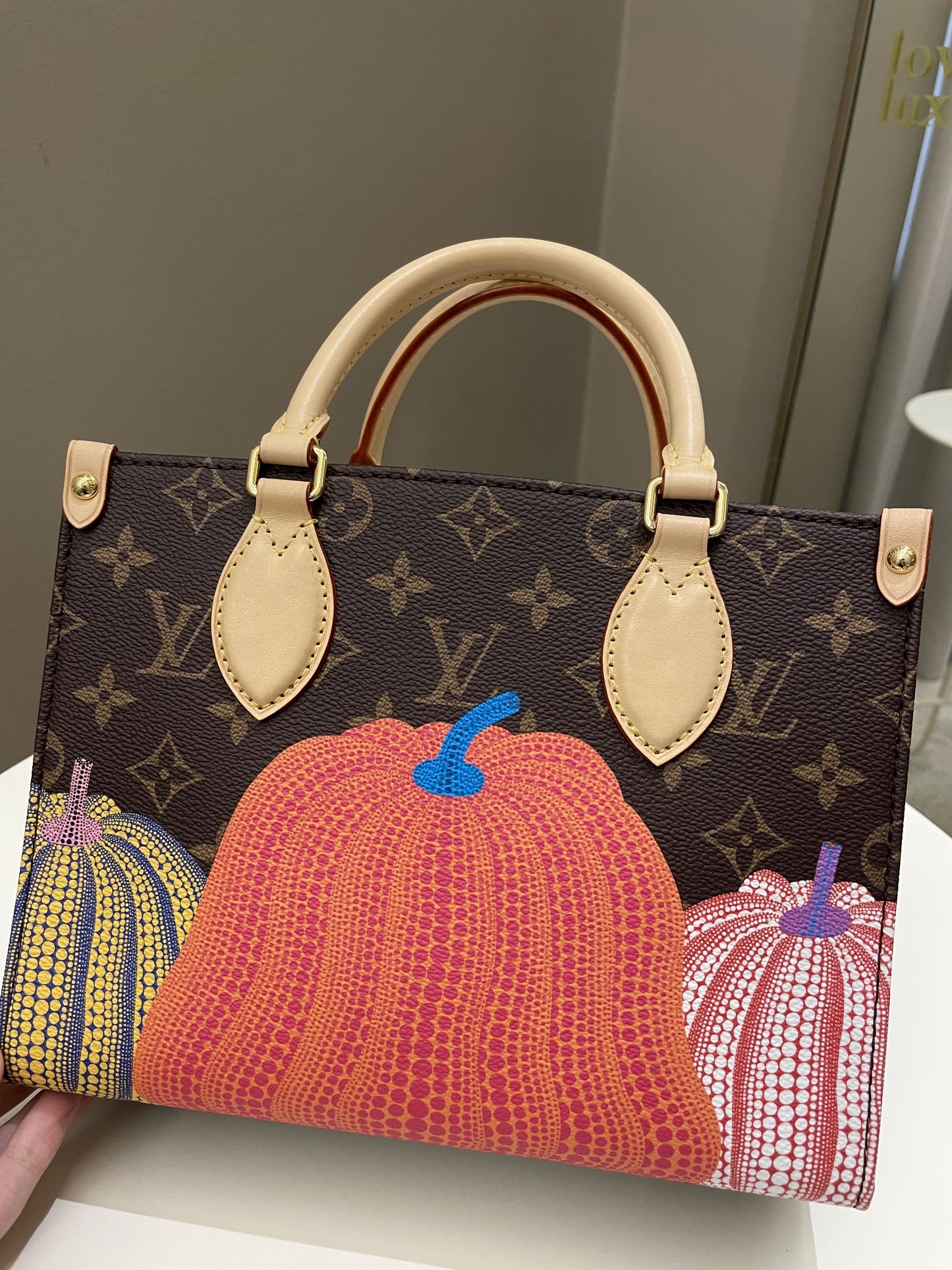 Louis Vuitton x Yayoi Kusama OnTheGo PM Monogram coated canvas