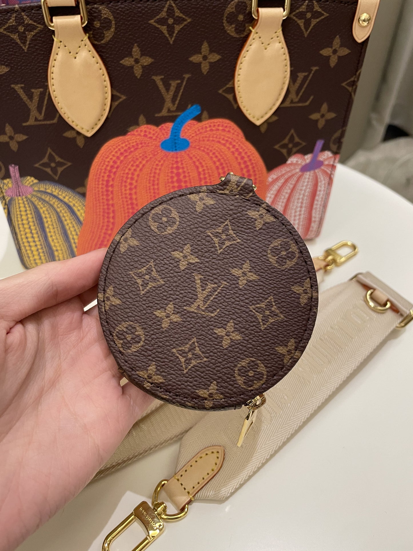 Louis Vuitton x Yayoi Kusama OnTheGo PM Monogram coated canvas