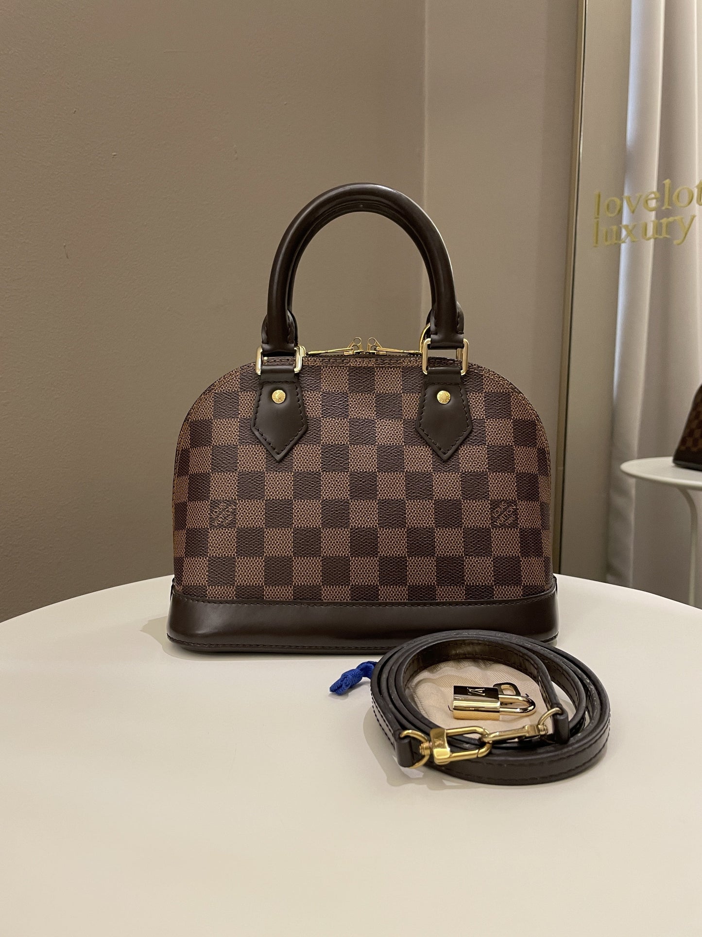 Louis Vuitton Alma BB Dambier Ebene