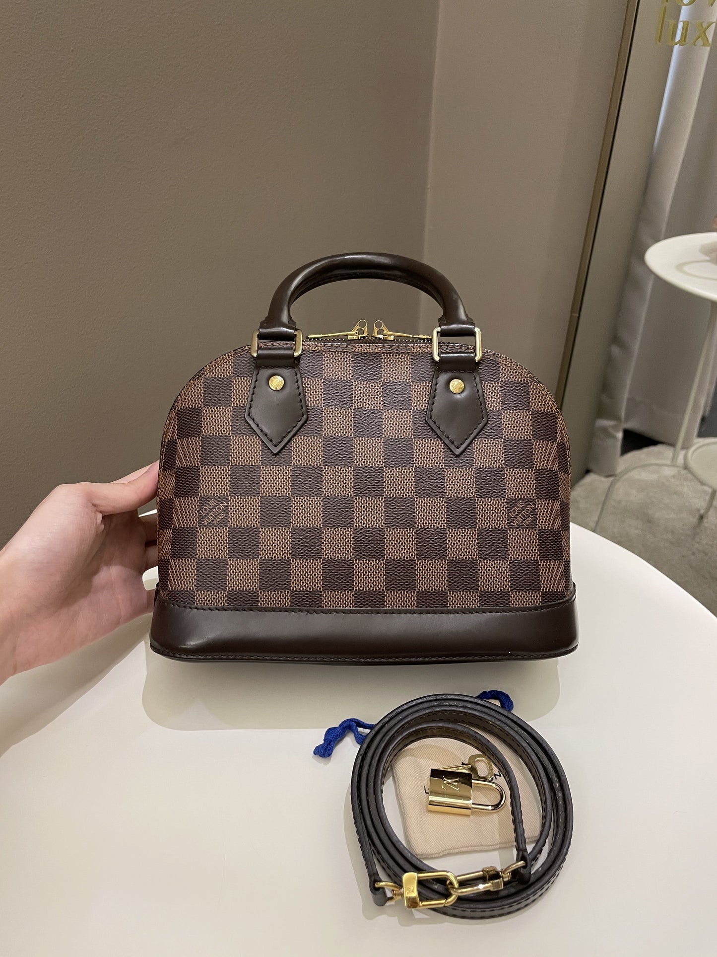 Louis Vuitton Alma BB Dambier Ebene