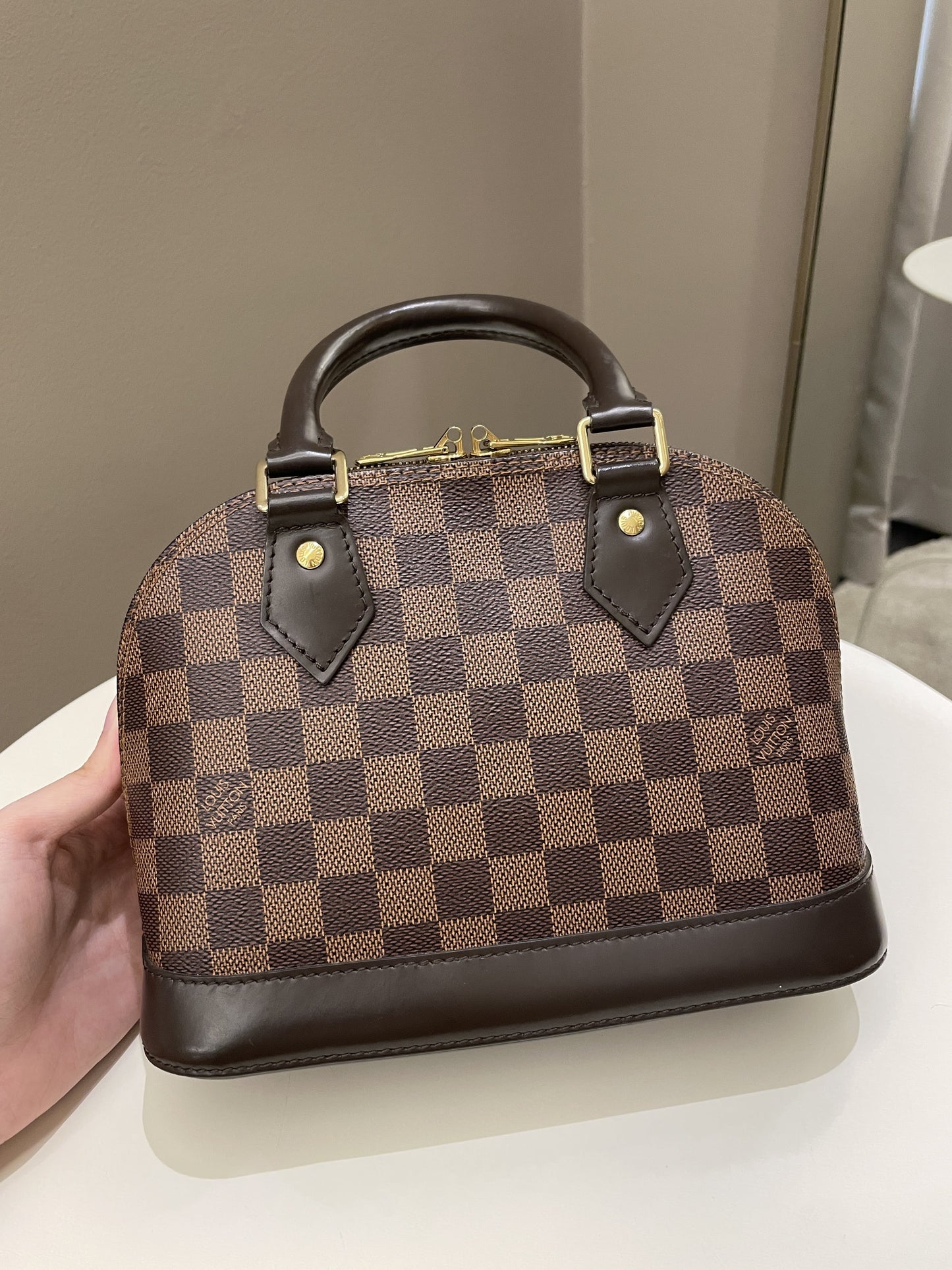 Louis Vuitton Alma BB Dambier Ebene