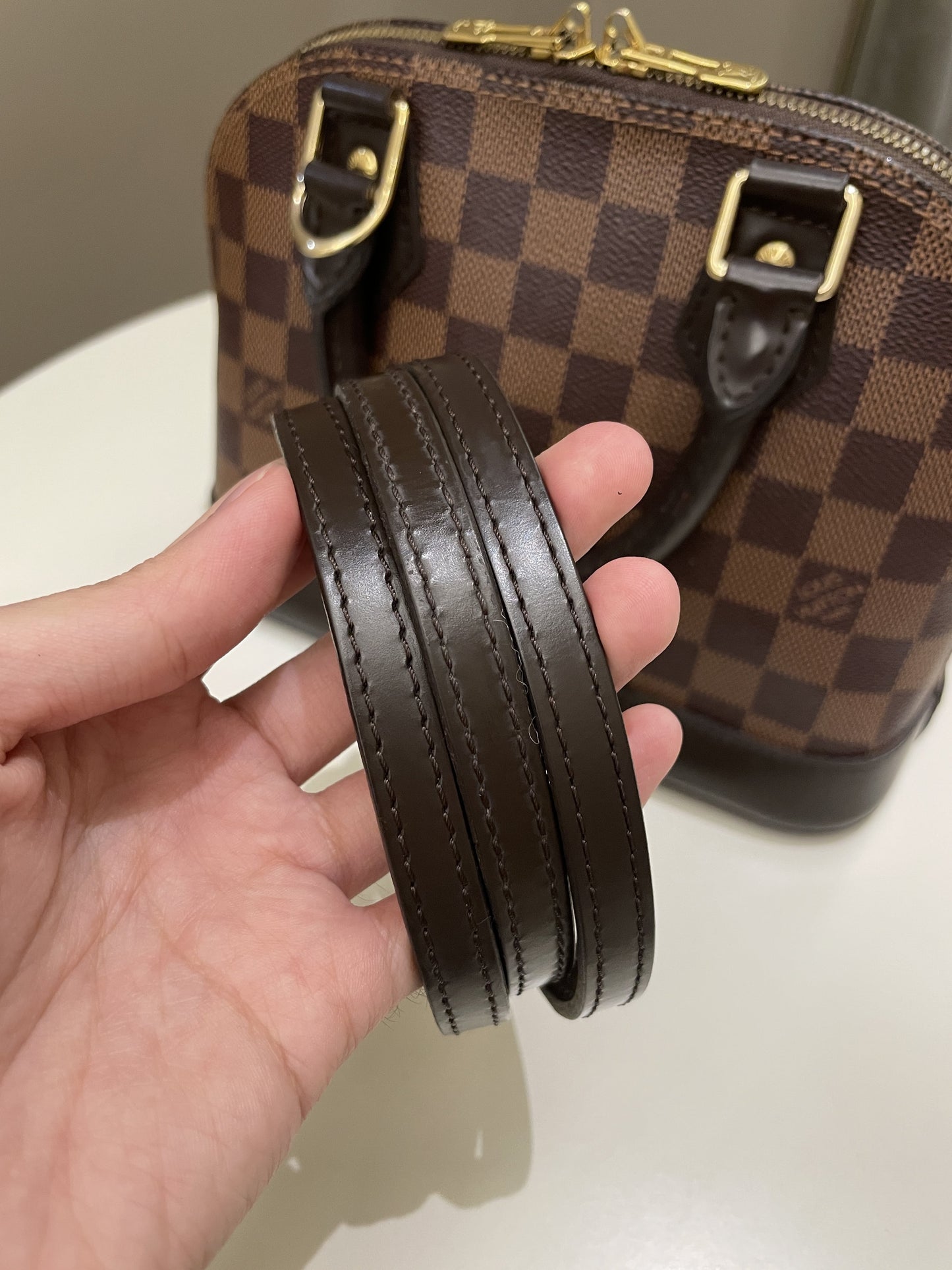 Louis Vuitton Alma BB Dambier Ebene