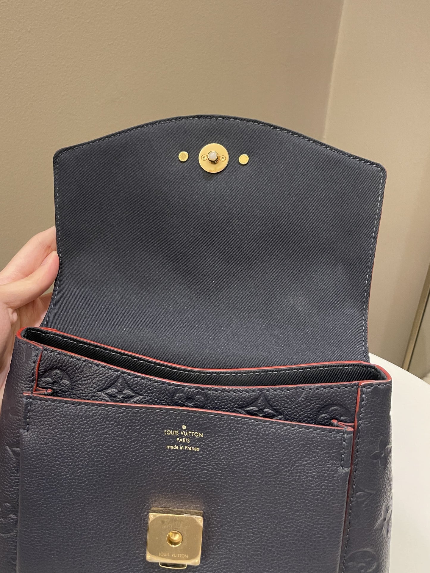 Louis Vuitton Blanche BB Navy Monogram Empreinte