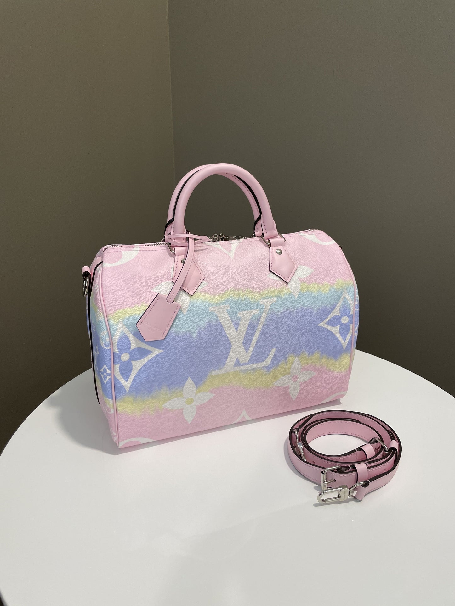 Louis Vuitton Escale Speedy Bandouliere 30 Bag Pastel Monogram