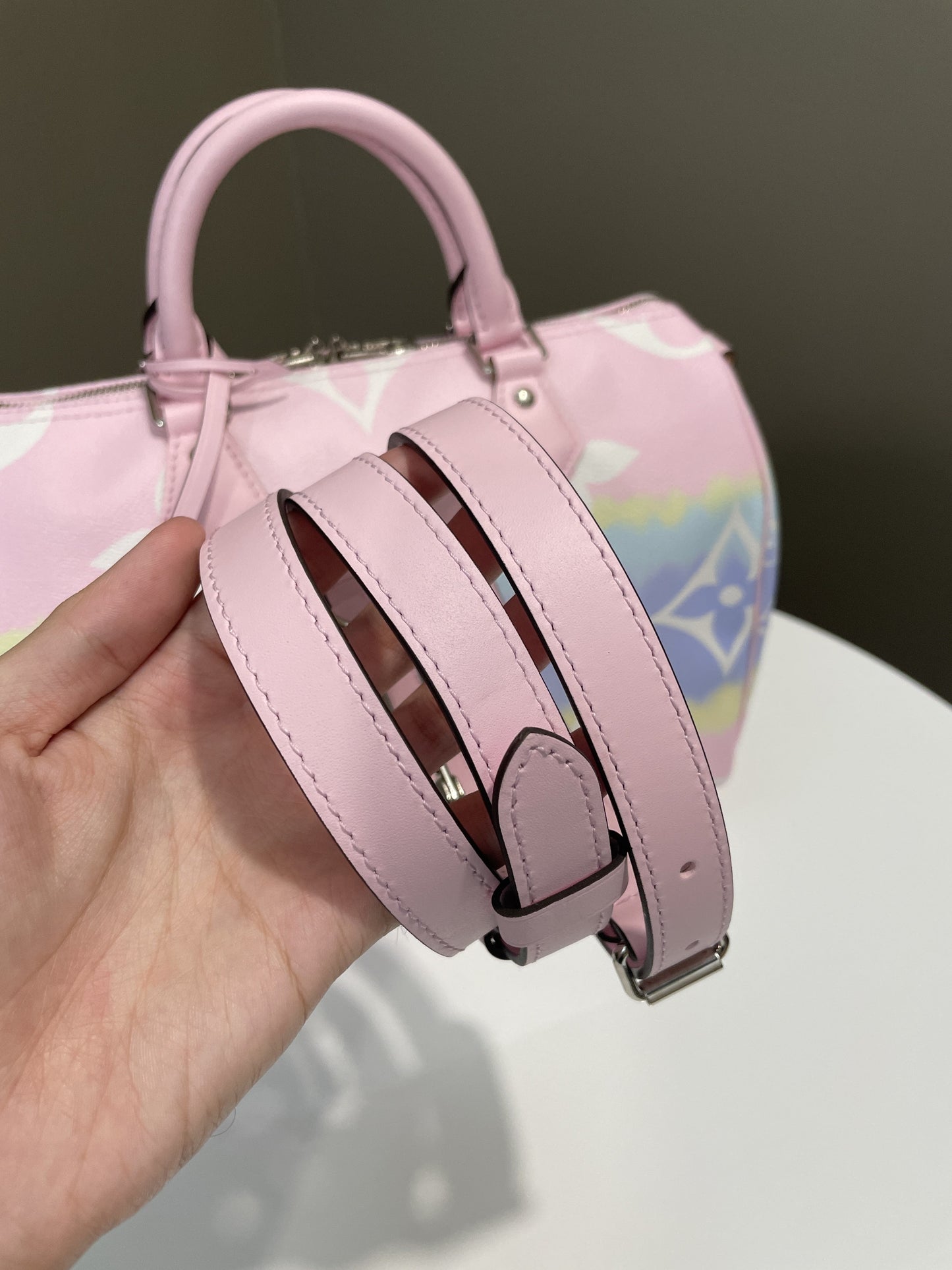 Louis Vuitton Escale Speedy Bandouliere 30 Bag Pastel Monogram