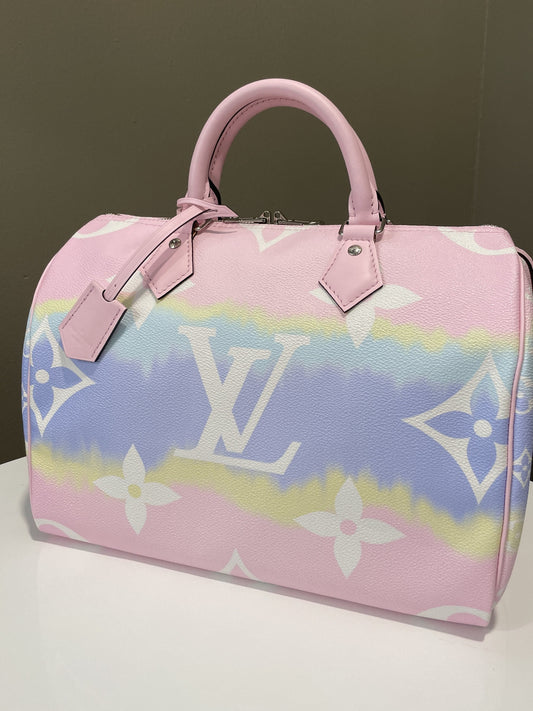 Louis Vuitton Escale Speedy Bandouliere 30 Bag Pastel Monogram