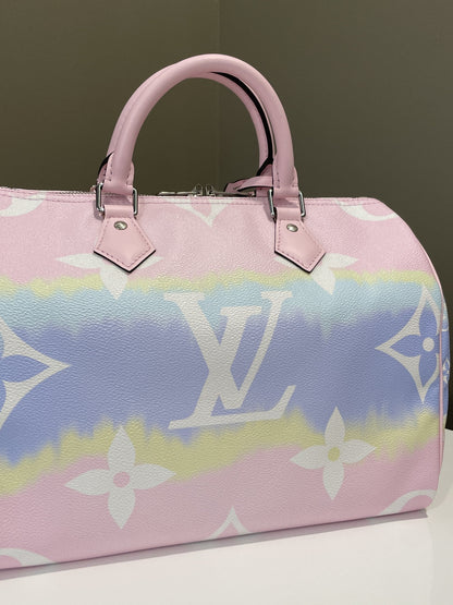 Louis Vuitton Escale Speedy Bandouliere 30 Bag Pastel Monogram