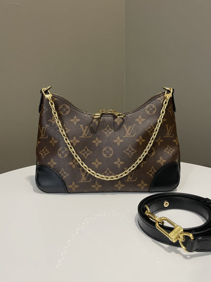 Louis Vuitton Boulogne Bag Black Monogram