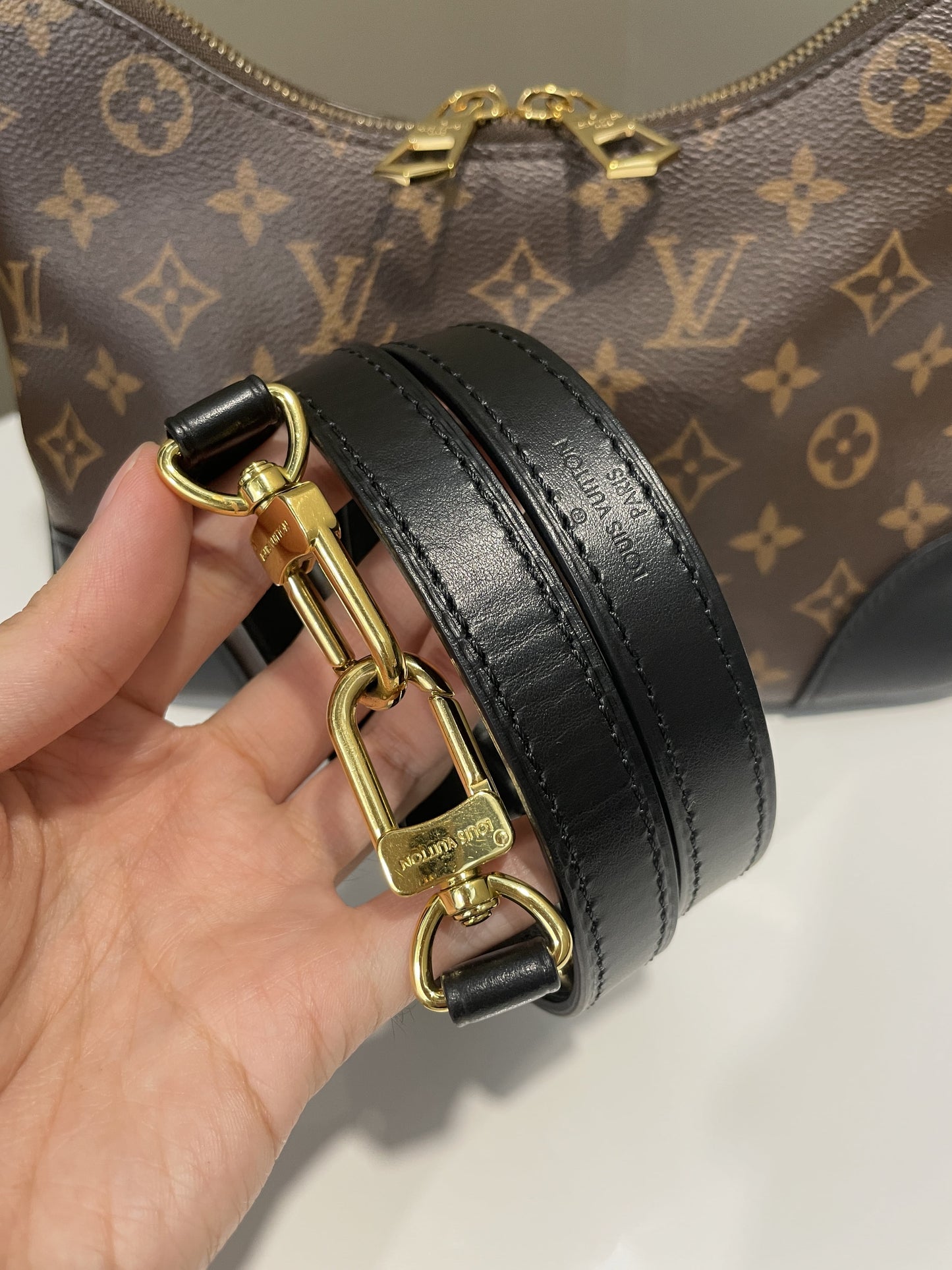 Louis Vuitton Boulogne Bag Black Monogram