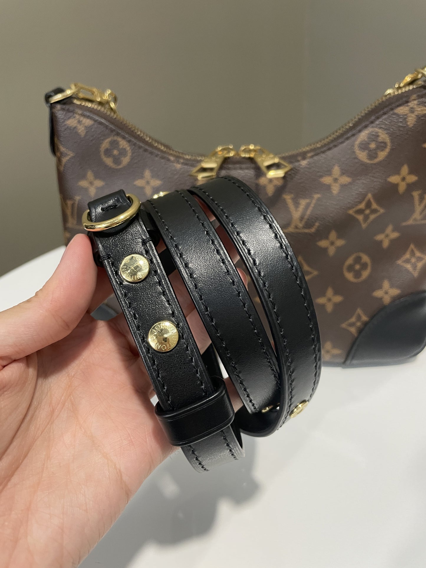 Louis Vuitton Boulogne Bag Black Monogram