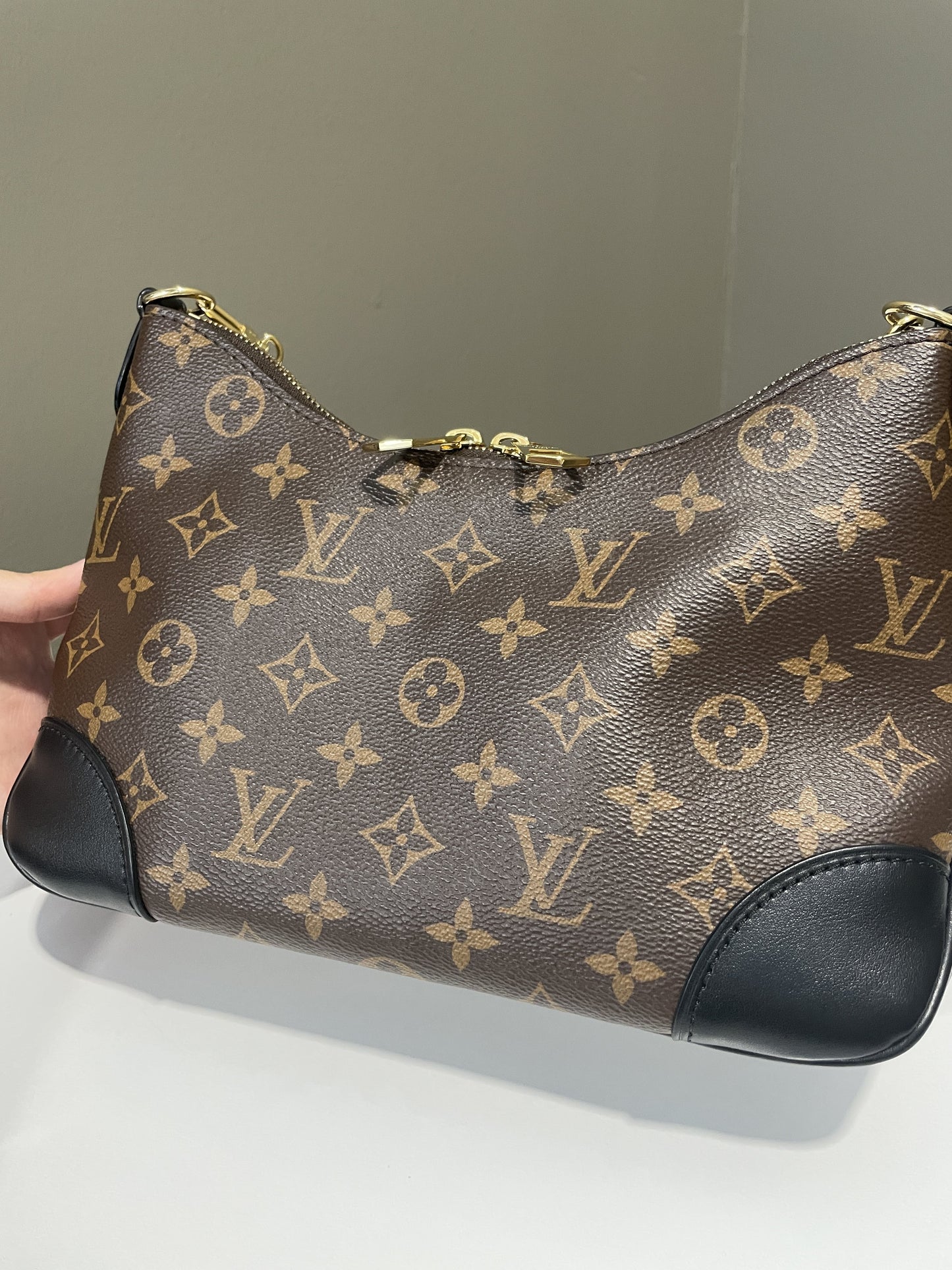 Louis Vuitton Boulogne Bag Black Monogram