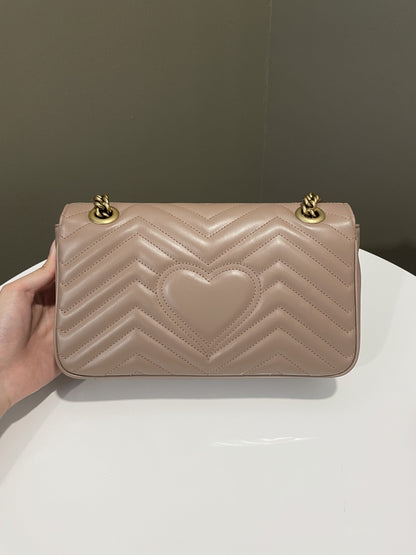 Gucci Marmont Flap Bag Beige