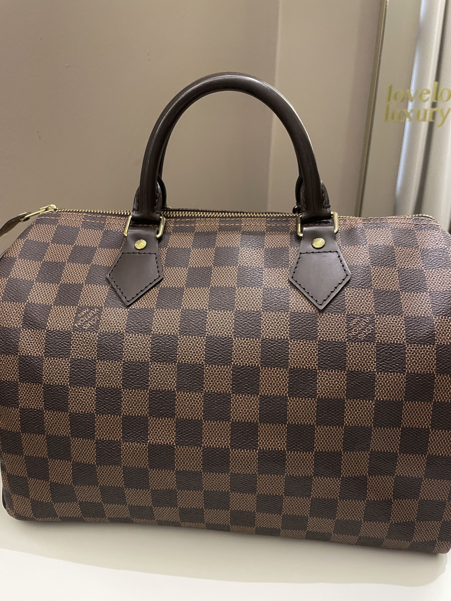 Louis Vuitton Classic Speedy 30 Damier Ebene