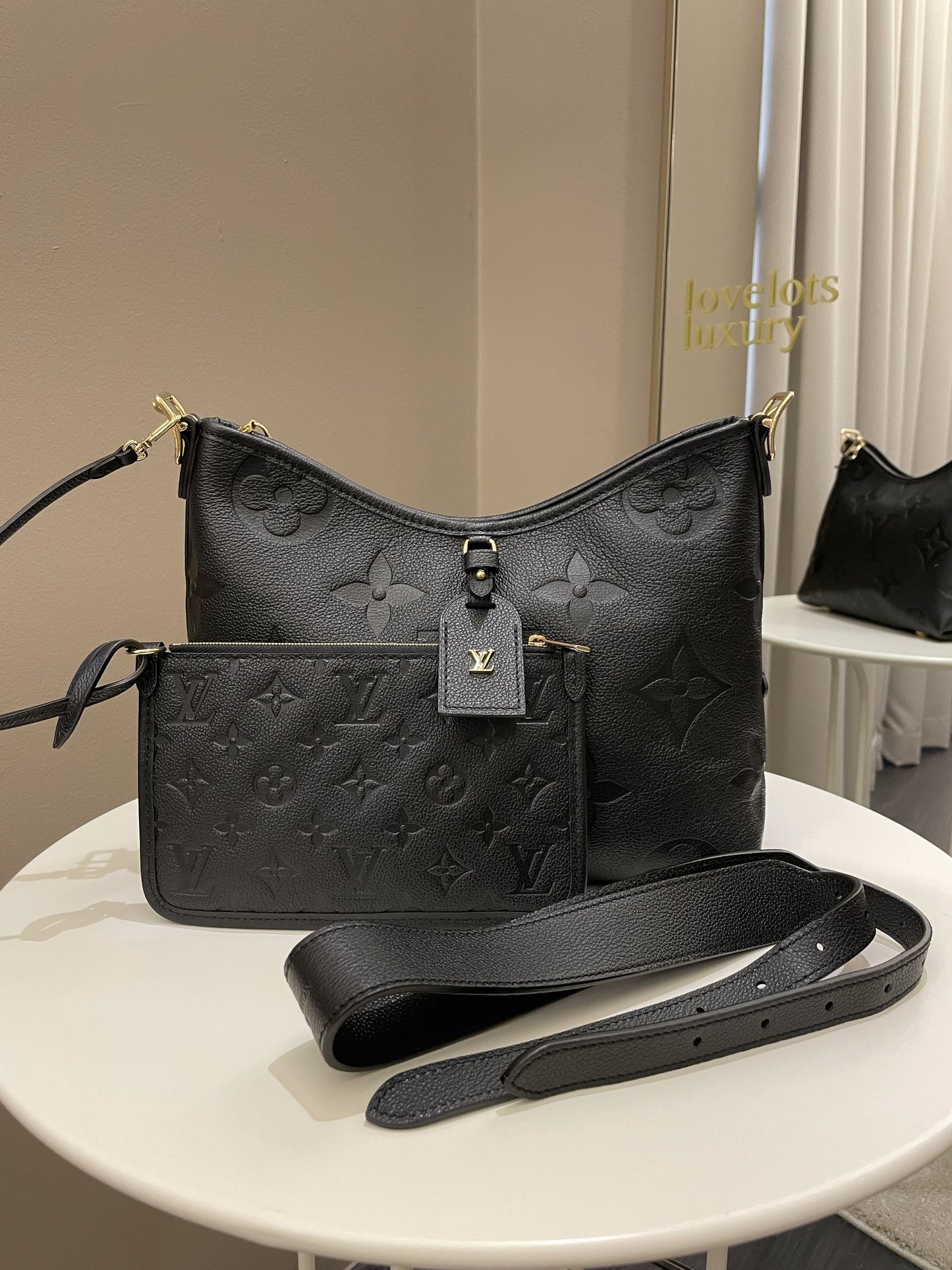 Louis Vuitton Carryall PM Black Monogram Empreinte