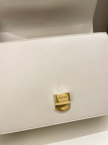 Gucci Sylvie Chain Bag Ivory Calfskin