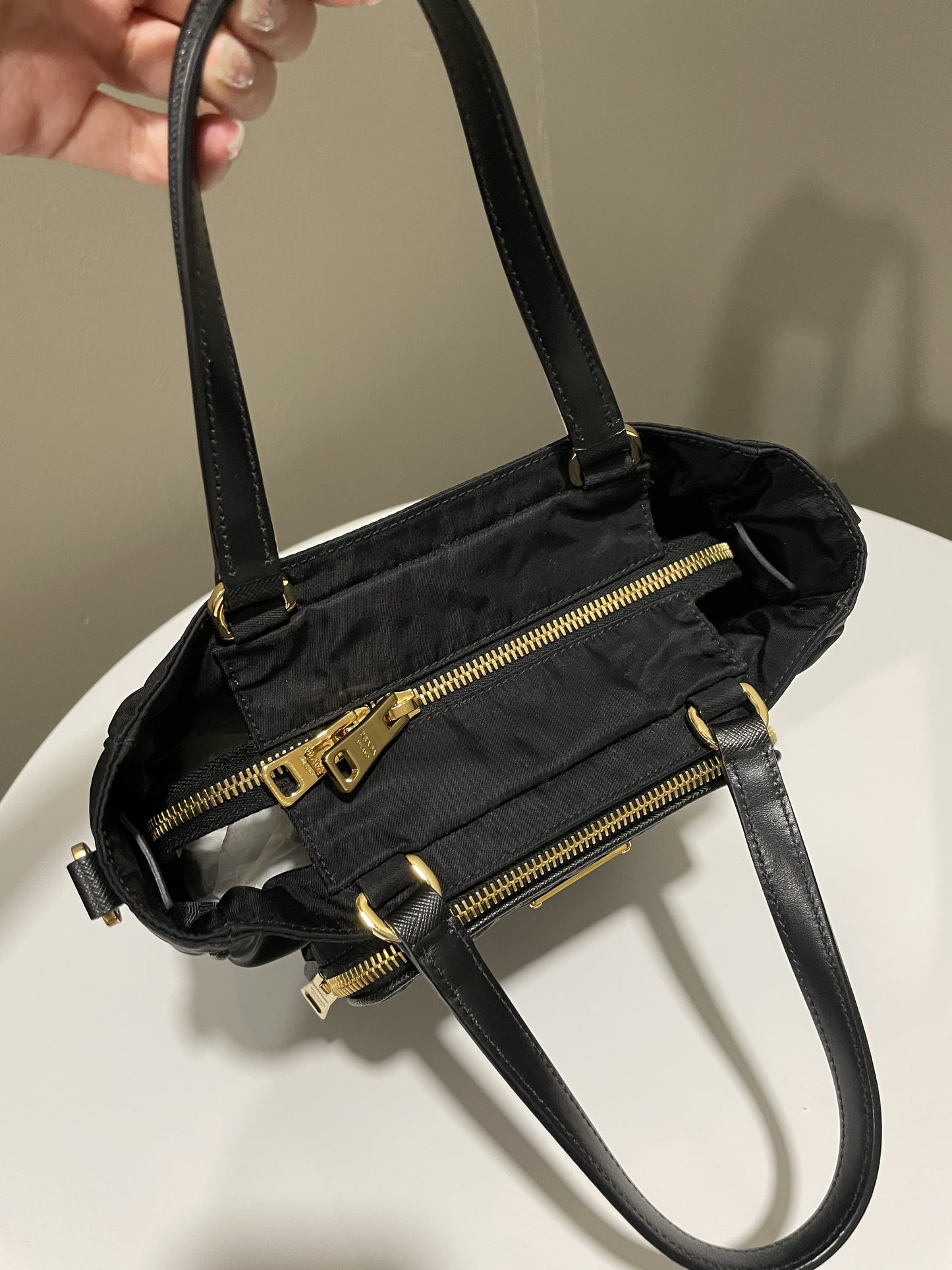 Prada Tessuto Shopping Tote Black Nylon