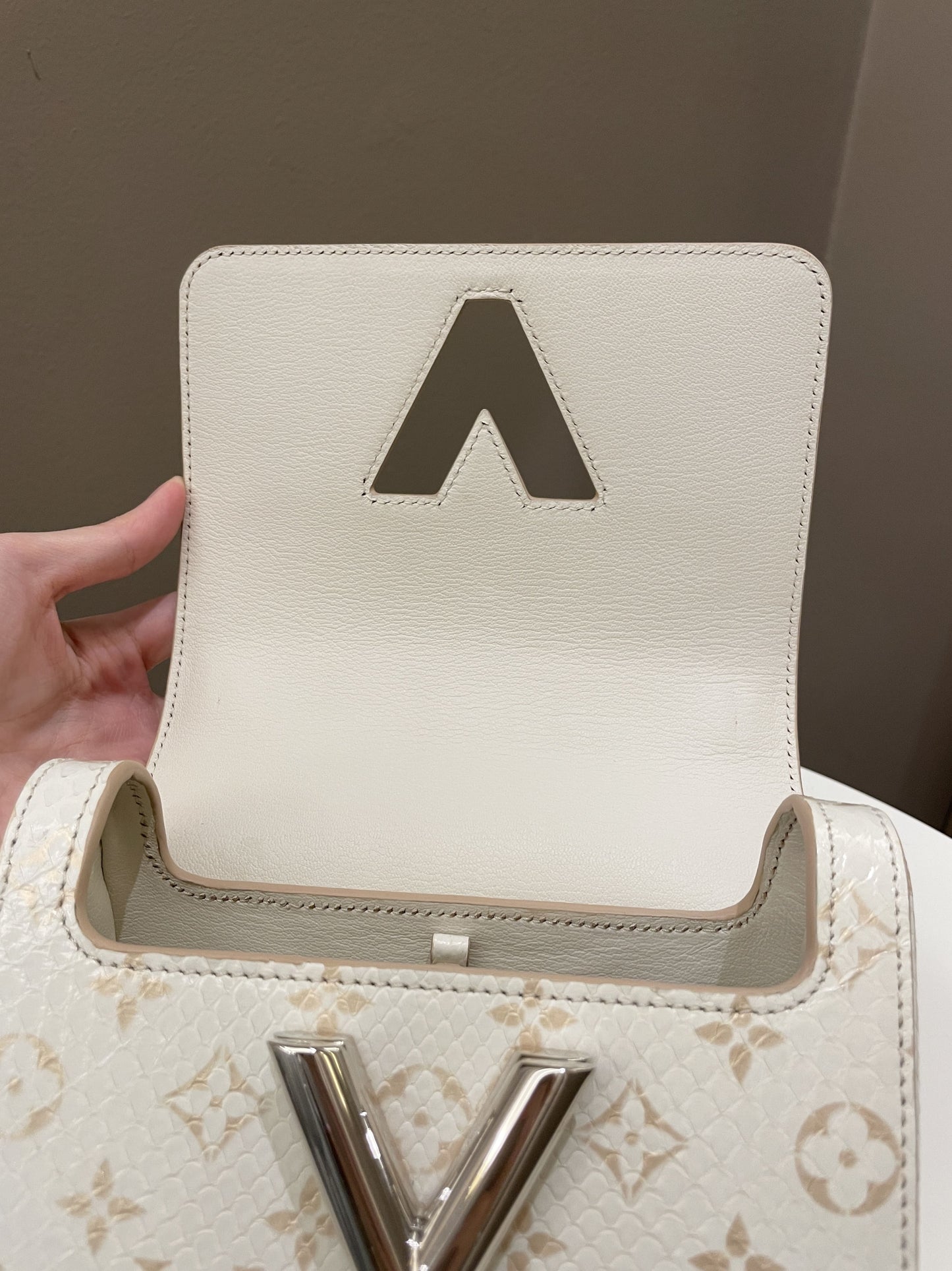 Louis Vuitton Twist Bag Creme / Beige Python