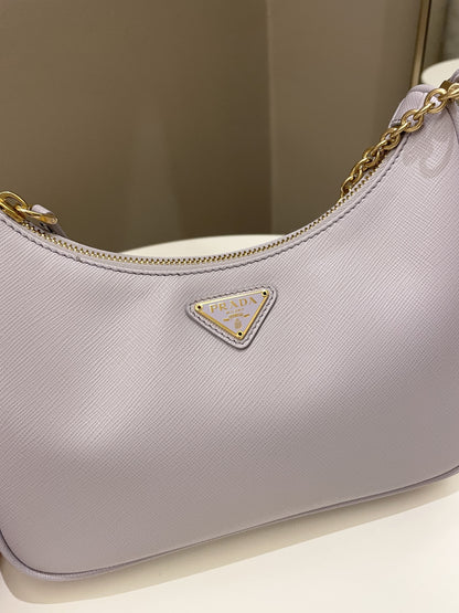 Prada Re-Edition 2005 Saffiano Bag Lilac Saffiano Leather