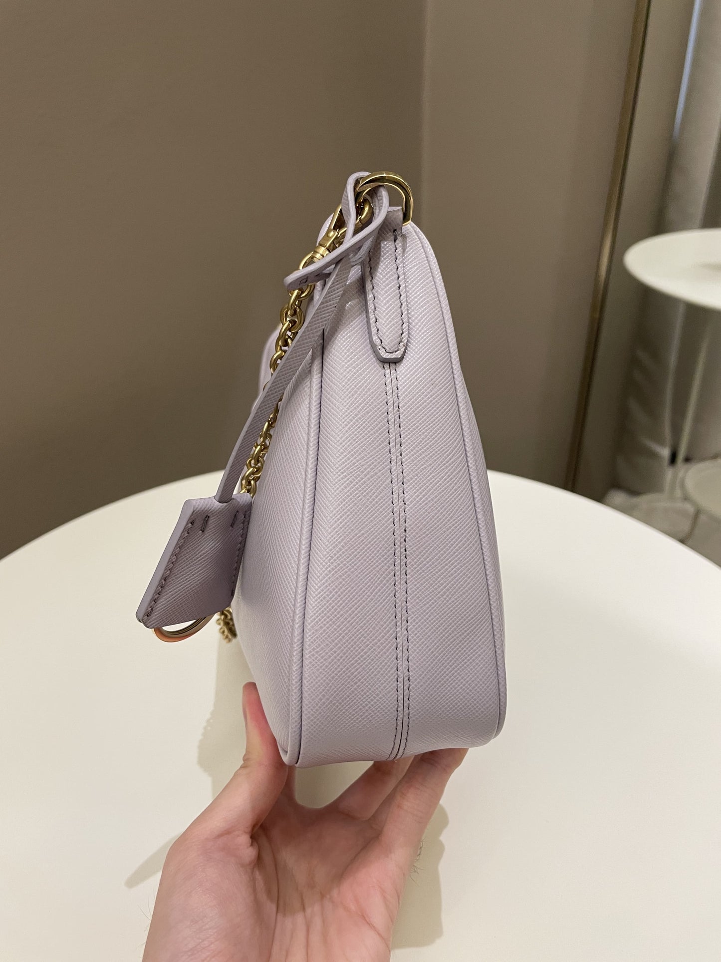 Prada Re-Edition 2005 Saffiano Bag Lilac Saffiano Leather