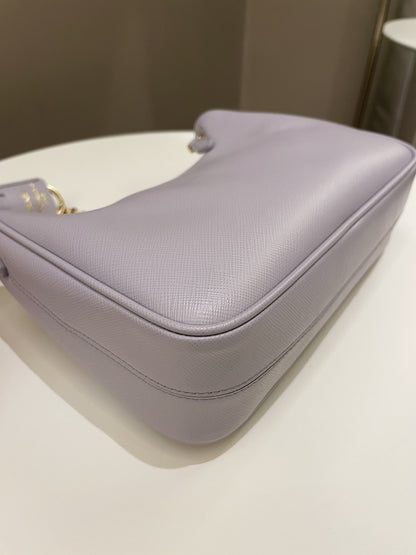 Prada Re-Edition 2005 Saffiano Bag Lilac Saffiano Leather