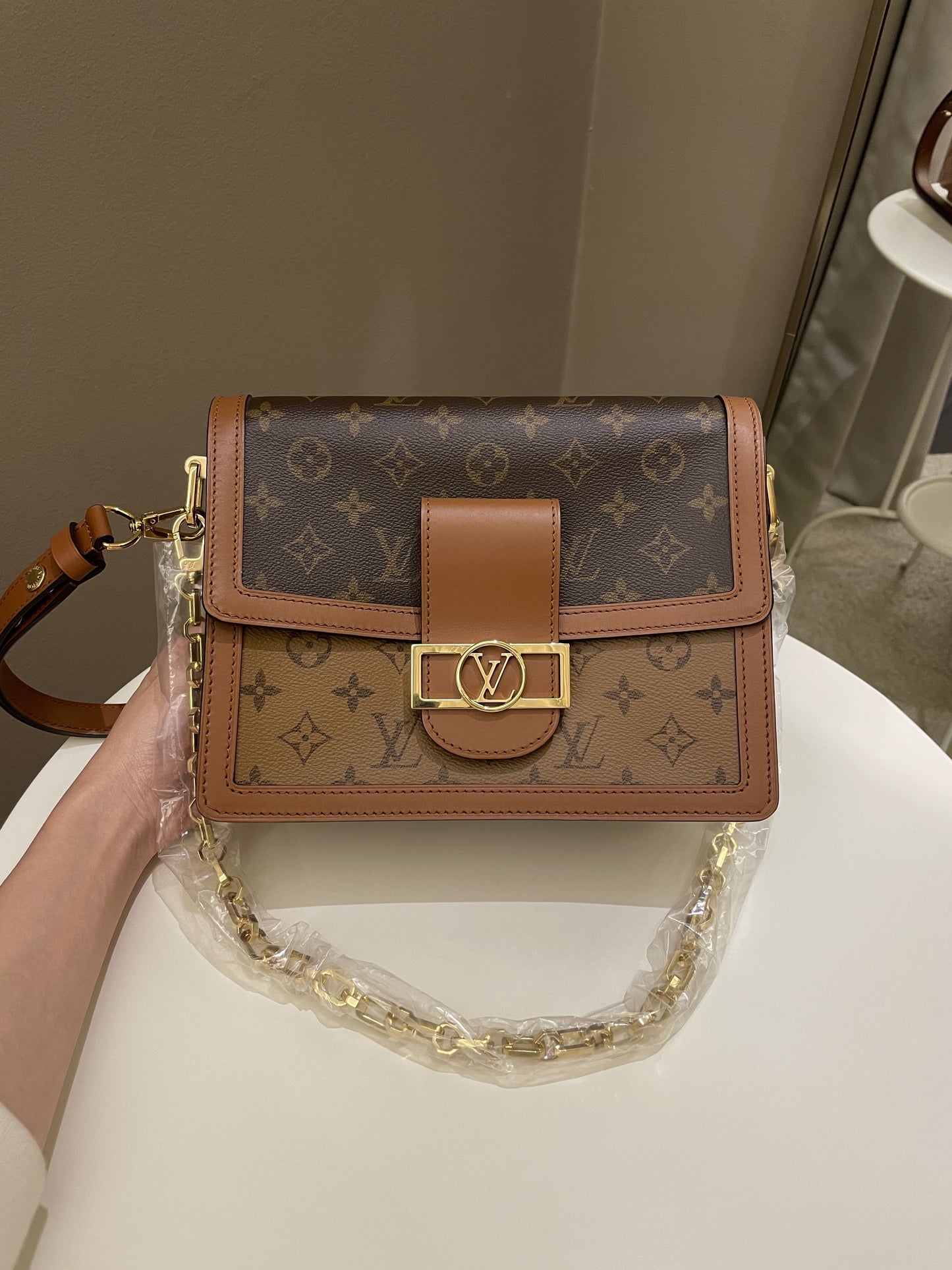 Louis Vuitton Dauphine MM Reverse Monogram