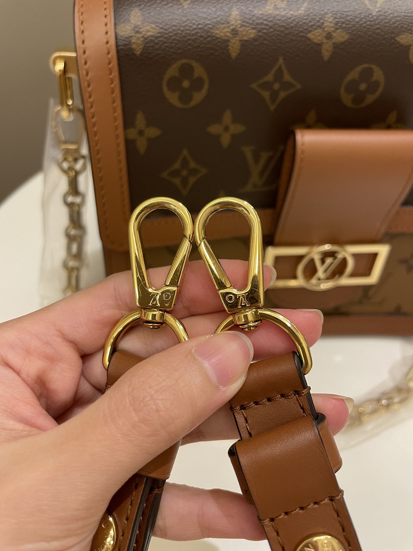 Louis Vuitton Dauphine MM Reverse Monogram