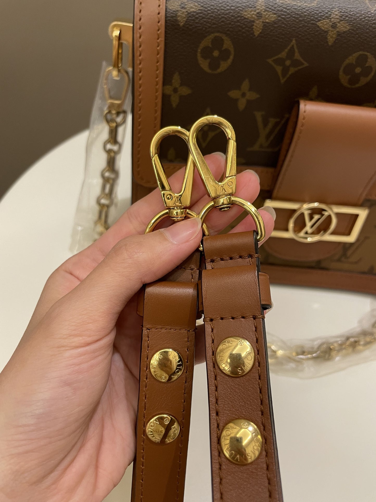 Louis Vuitton Dauphine MM Reverse Monogram