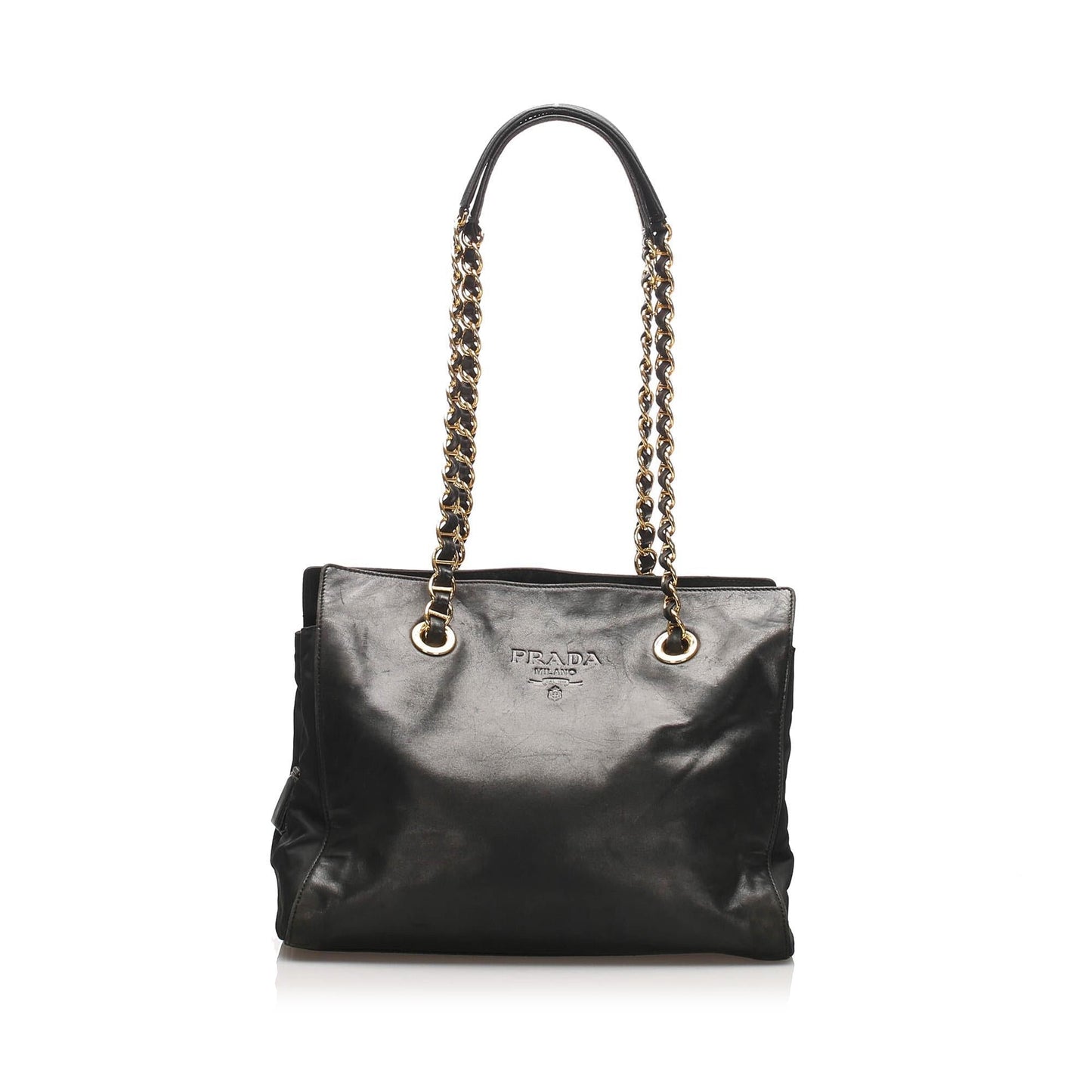 Prada Leather Tote Bag (SHG-10893)