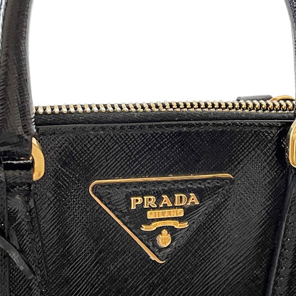 Small Prada Saffiano Vernice Promenade Bag