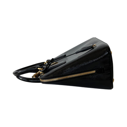 Small Prada Saffiano Vernice Promenade Bag