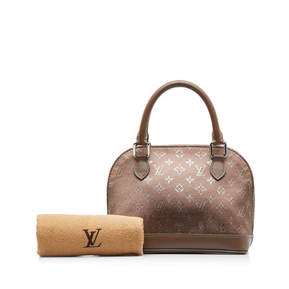 Louis Vuitton Alma Mini Brown Monogram Satin