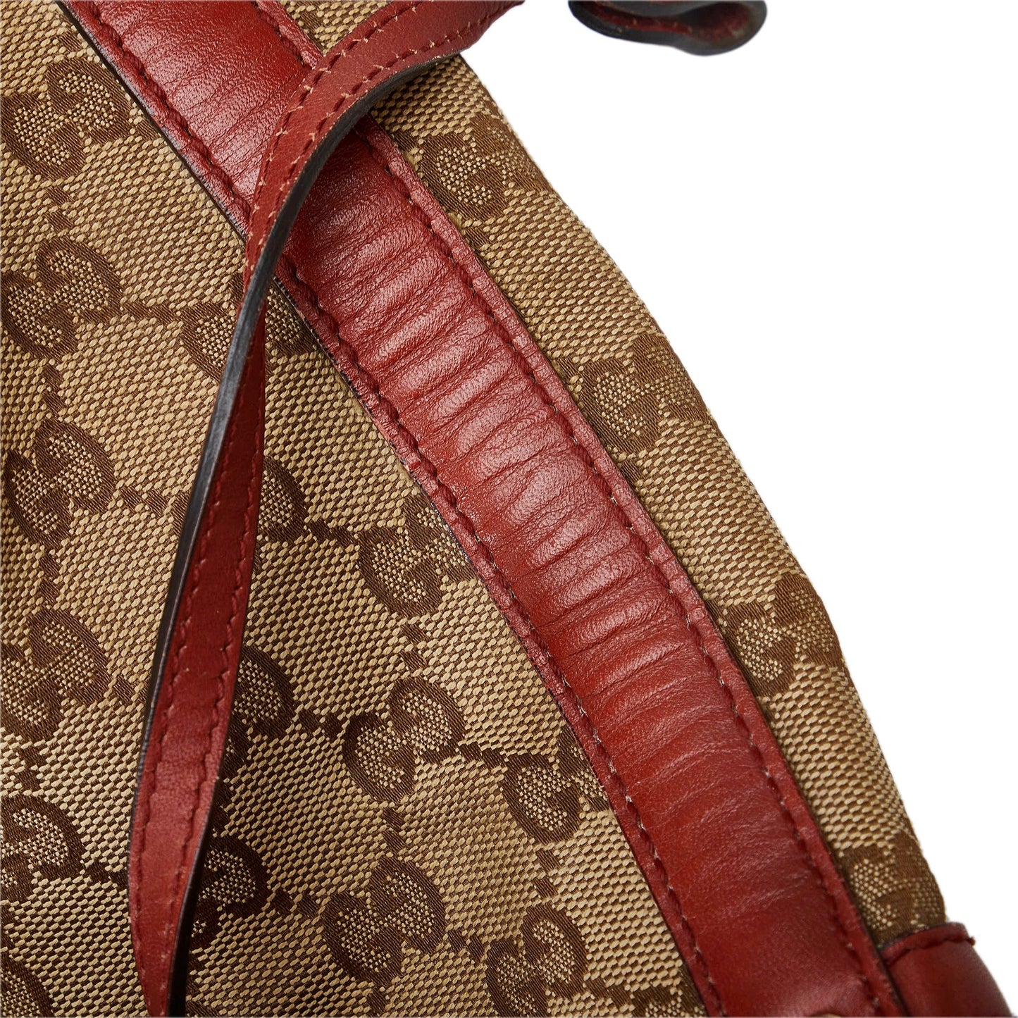 Brown Gucci GG Canvas Craft Tote Bag