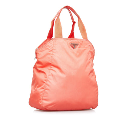 Prada Tessuto Tote Bag Pink Nylon