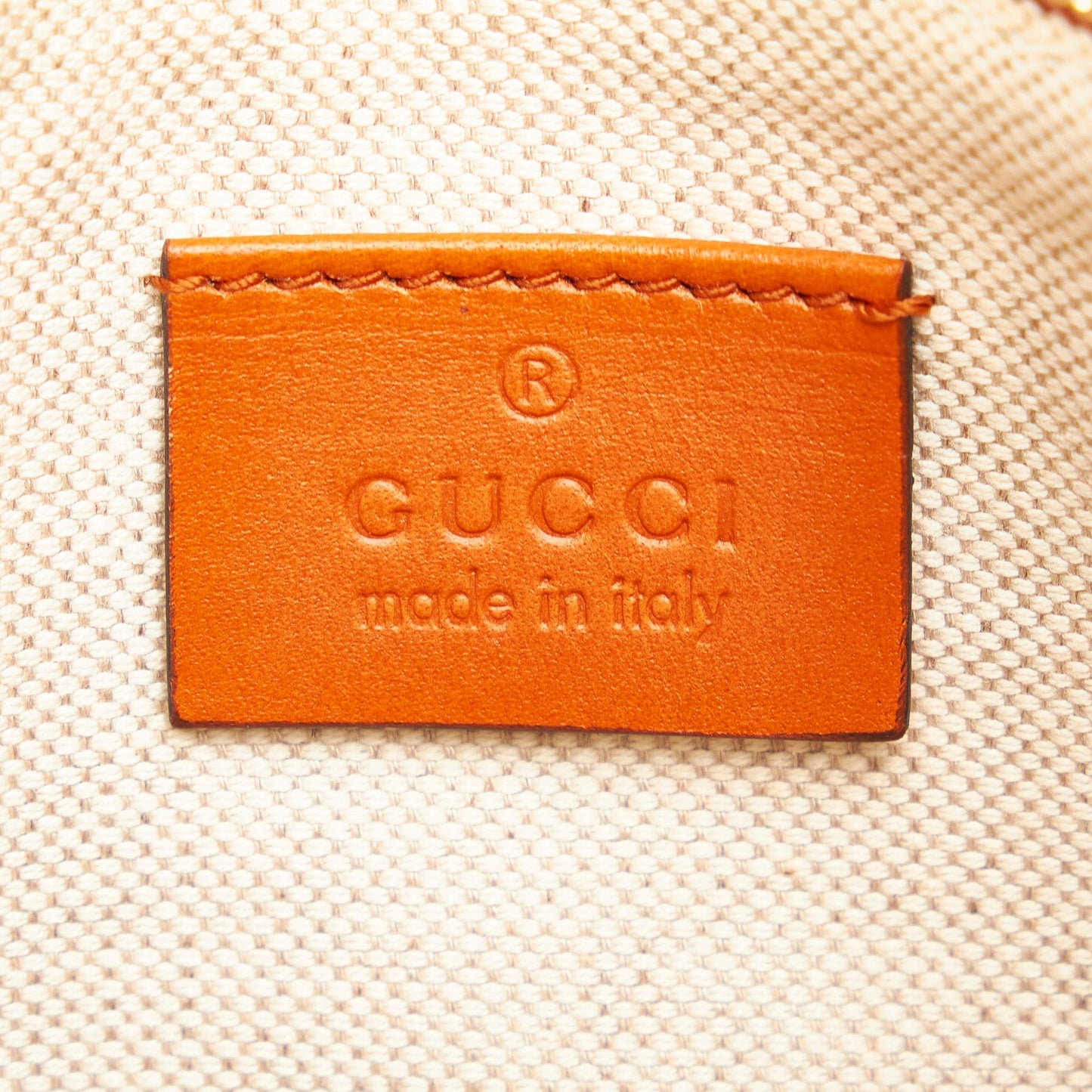 Tan Gucci Diamante Craft Tote