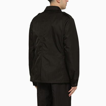 Prada Black Re-Nylon Multi-Pocket Jacket Men