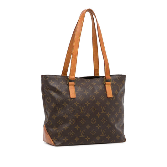 Brown Louis Vuitton Monogram Cabas Piano Tote Bag