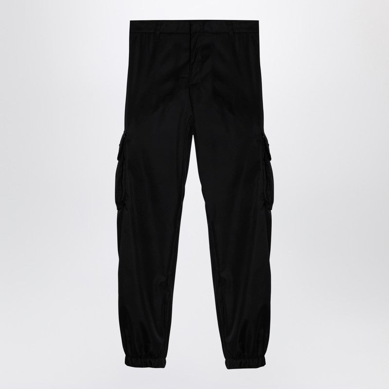 Prada Black Re-Nylon Cargo Trousers Men