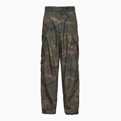 Prada Camouflage Cargo Trousers In Re-Nylon Men