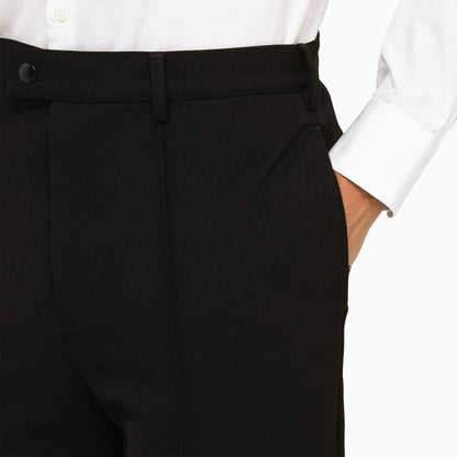 Prada Classic Black Regular Trousers Men