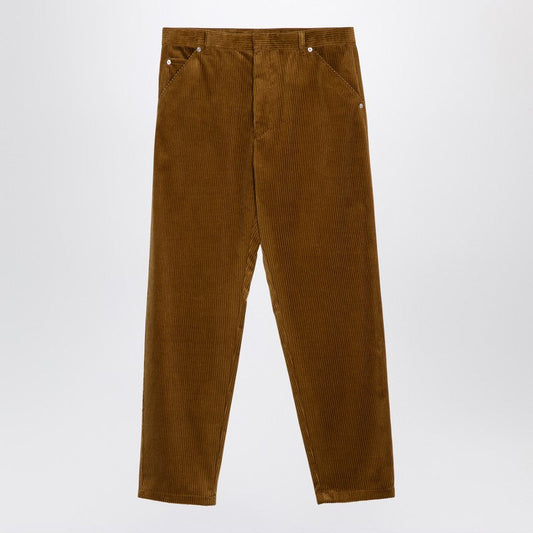 Prada Barley-Coloured Corduroy Trousers Men