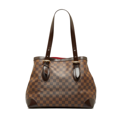 Brown Louis Vuitton Damier Ebene Hampstead PM Tote Bag