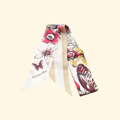 Christian Dior Mitzah Le Jugement Ribbon Scarf