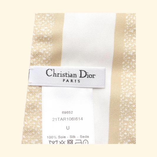 Christian Dior Mitzah Le Jugement Ribbon Scarf