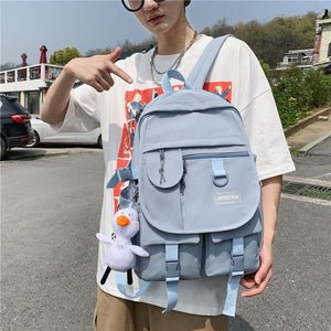 Gothslove Bookbags Aesthetic Backpacks Collegiate Backpack Nylon Waterproof School Bag For Boys High Schoolers