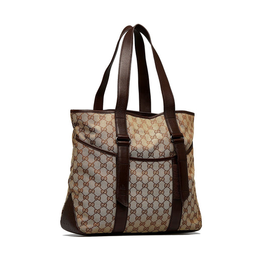 Brown Gucci GG Canvas Tote Bag