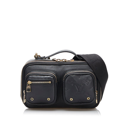 Louis Vuitton Utility Bag Black Monogram Empreinte