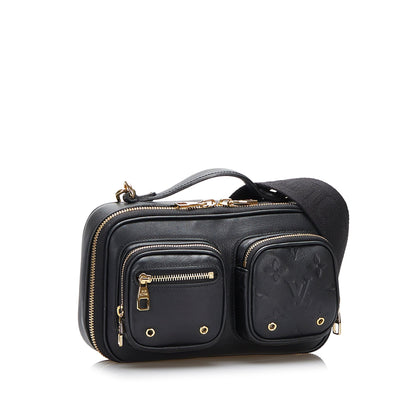 Louis Vuitton Utility Bag Black Monogram Empreinte