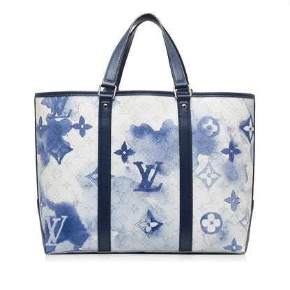 LOUIS VUITTON Monogram Watercolor Weekend Tote PM Satchel