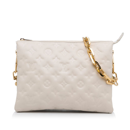 Louis Vuitton Coussin PM White Monogram Empreinte